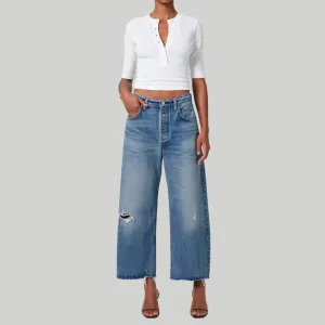 Ayla Raw Hem Crop (Solano)