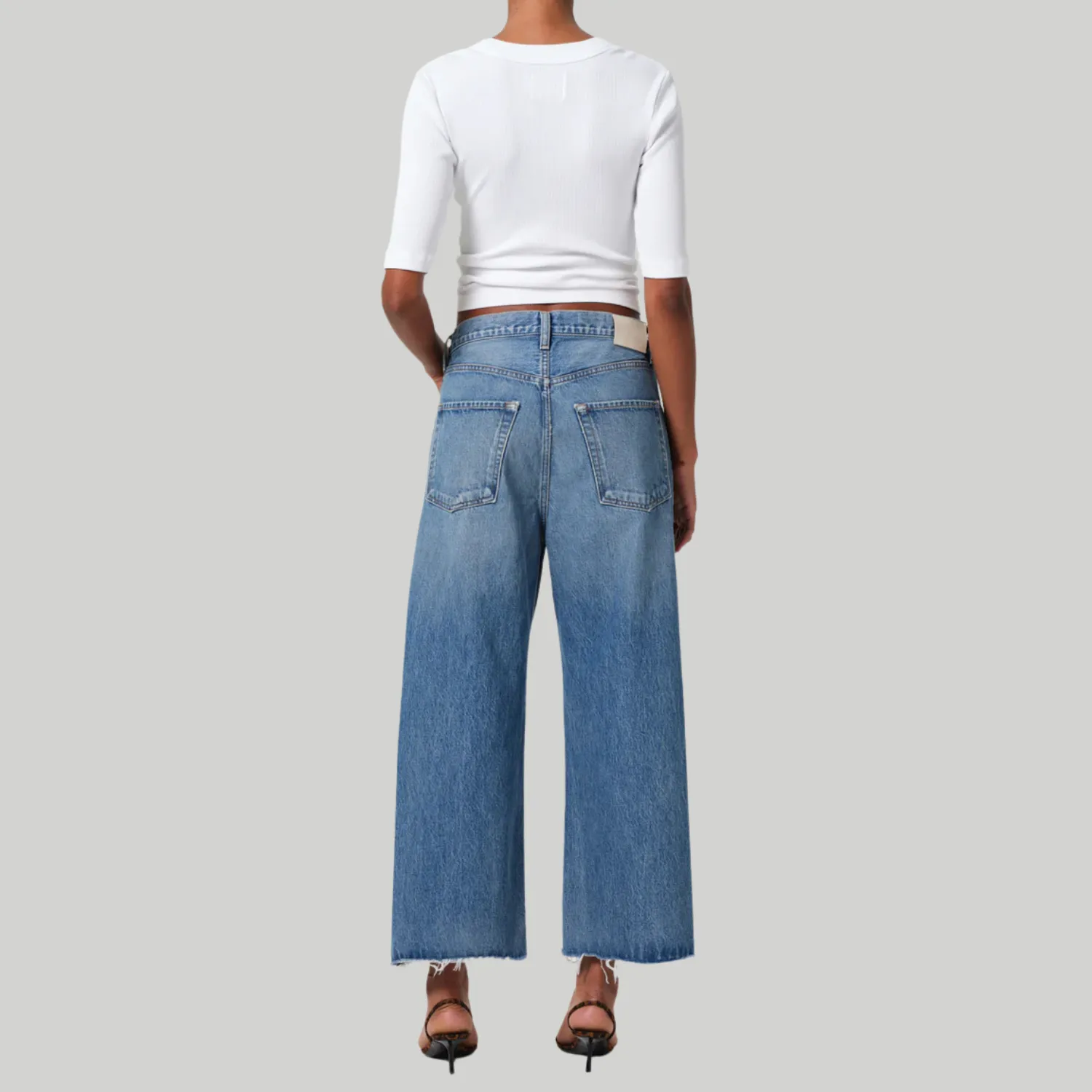 Ayla Raw Hem Crop (Solano)