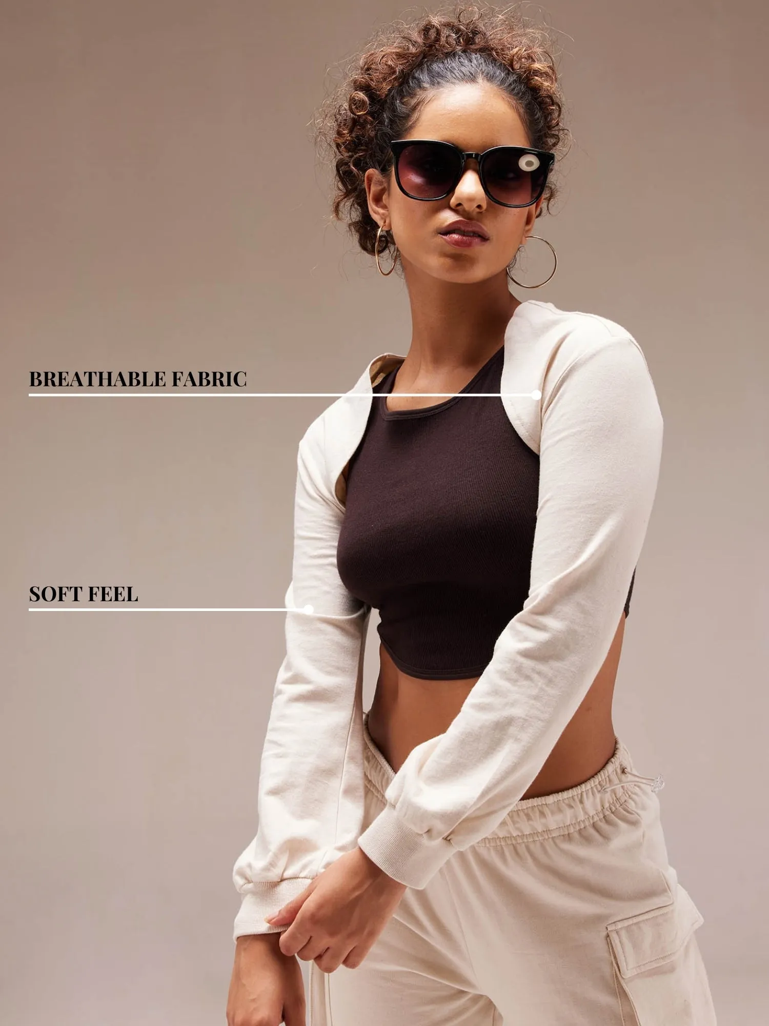 Beige Live-in sleeves