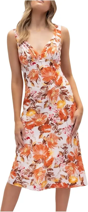 HHmei Women Floral Print Bodycon Derss Elegant Sleeveless Ruffle Mini Dress Party Dress