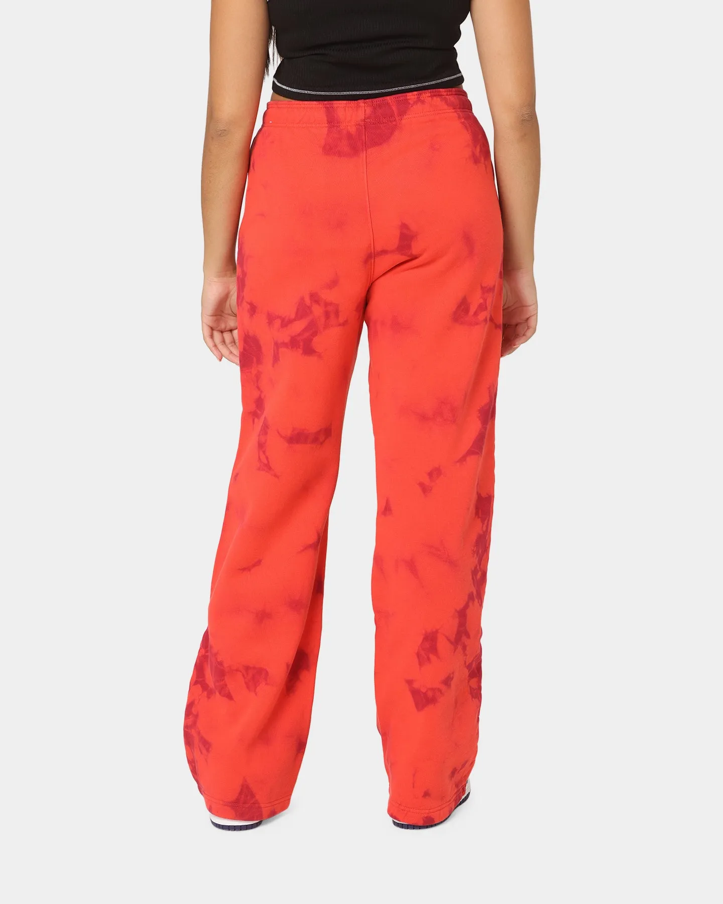 Jordan Women's Heritage Fleece Printed Pants Bright Crimson/Black