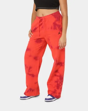 Jordan Women's Heritage Fleece Printed Pants Bright Crimson/Black