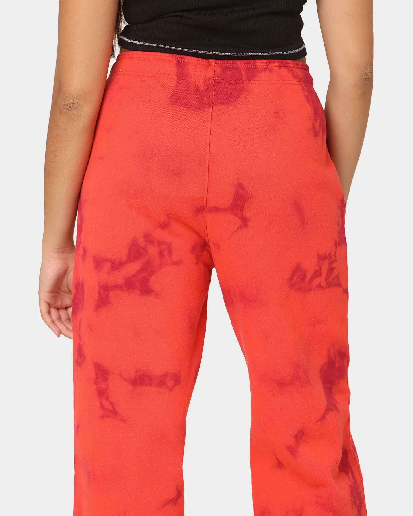 Jordan Women's Heritage Fleece Printed Pants Bright Crimson/Black