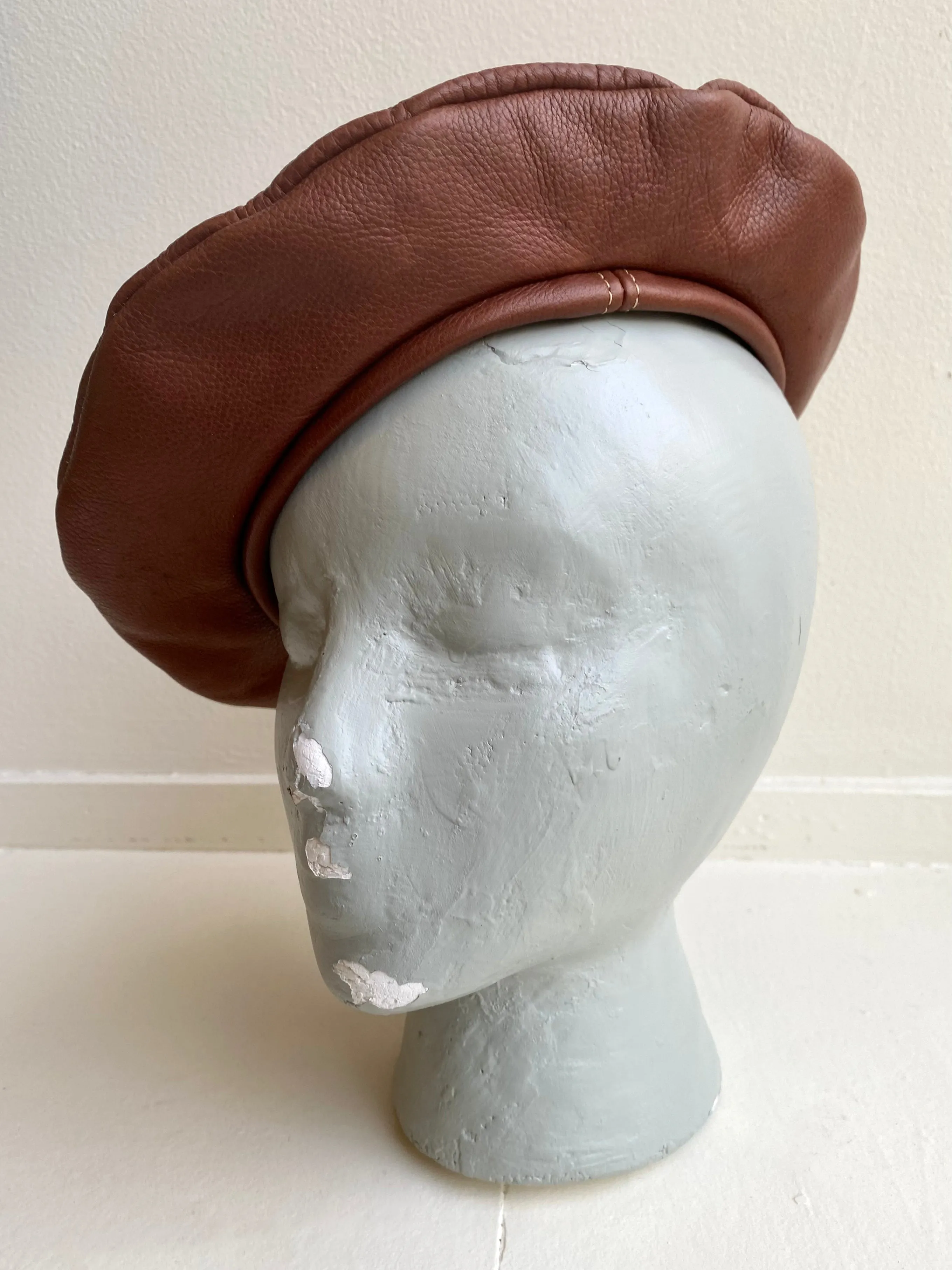 Leather Beret