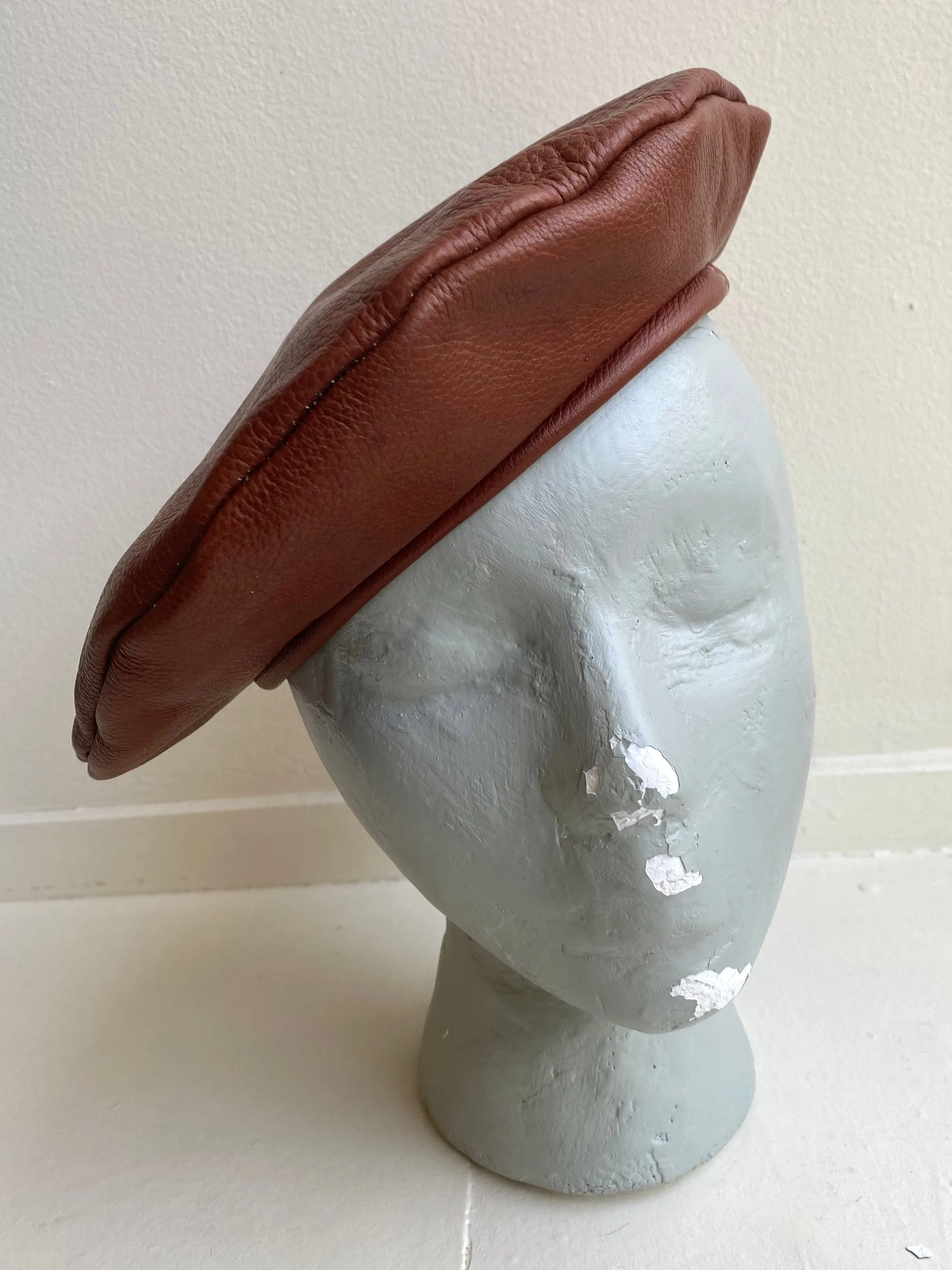 Leather Beret