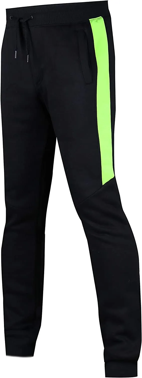 Men's Hip-Hop Premium Slim Fit Track Pants And Hoodies with Side Taping