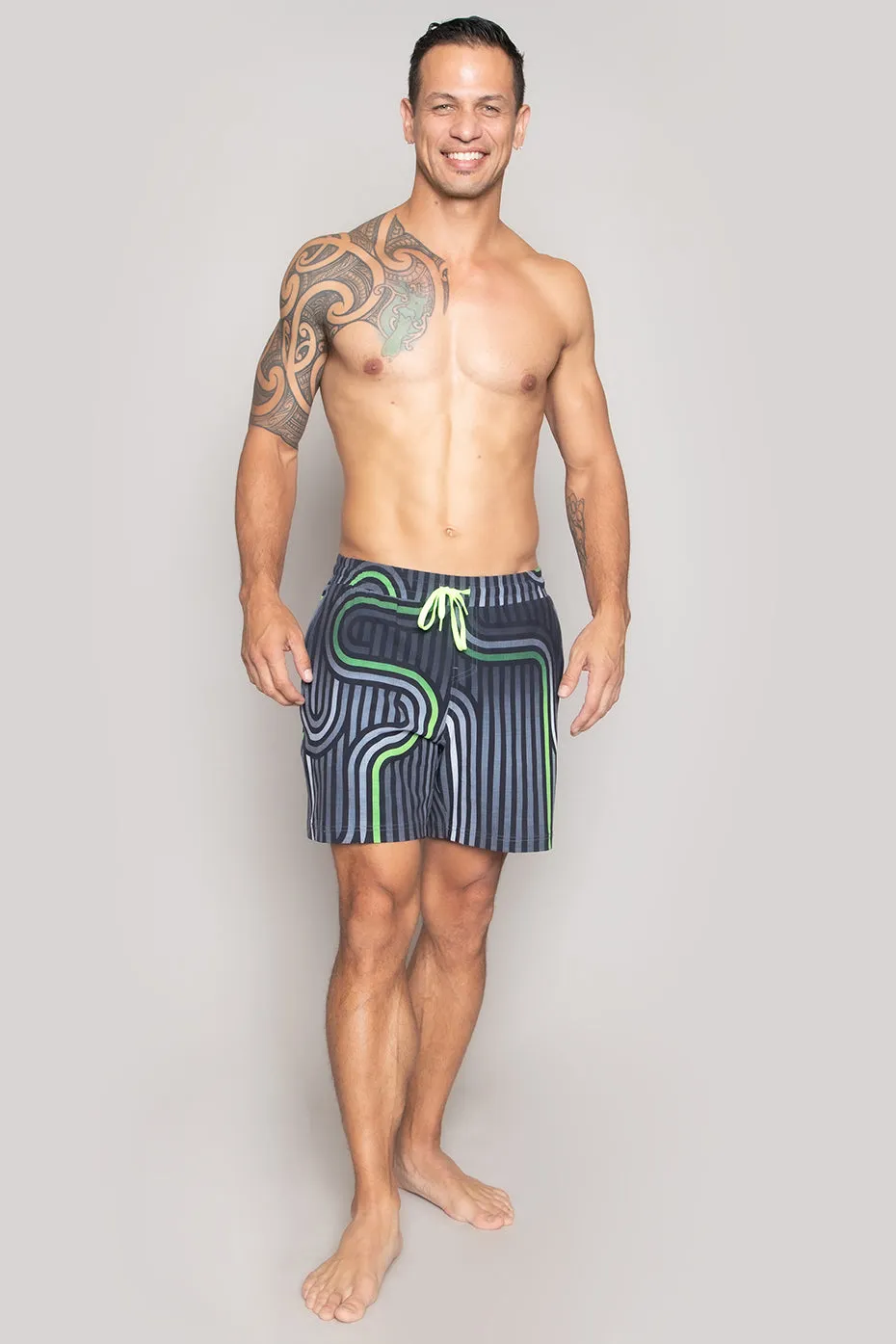 Men's Sport Short : Retro Neon