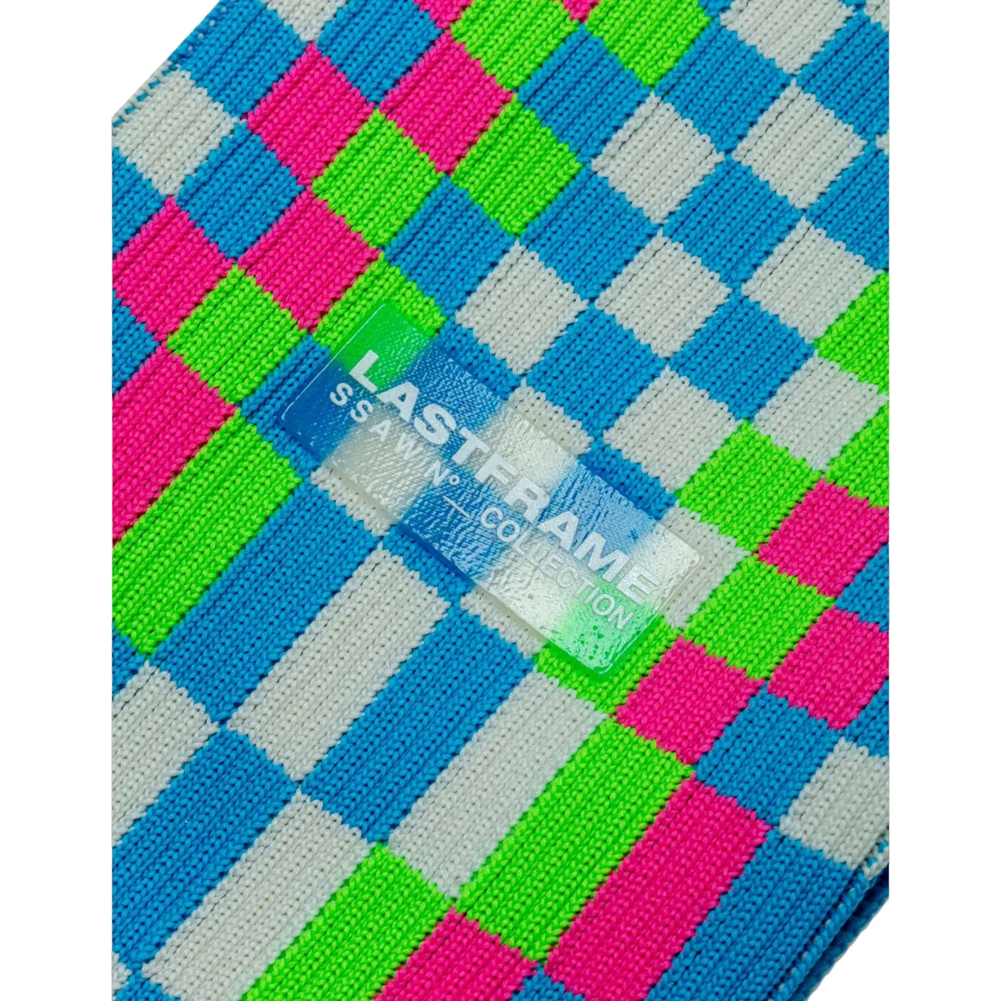 MULTI ICHIMATU MARKET BAG SAMLL / NEON PINK x NEON GREEN x NEON BLUE