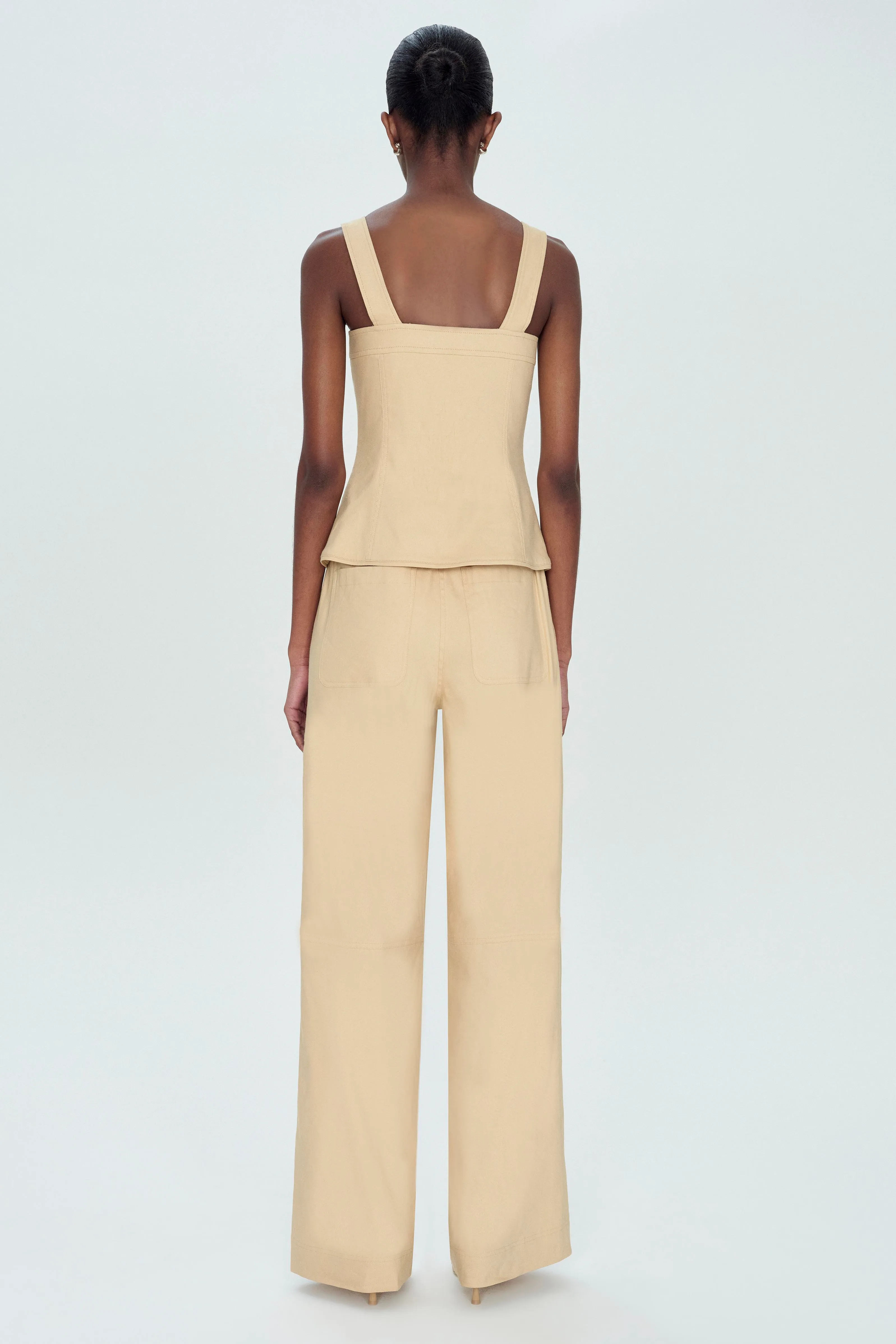 Nour Bustier Top in Natural