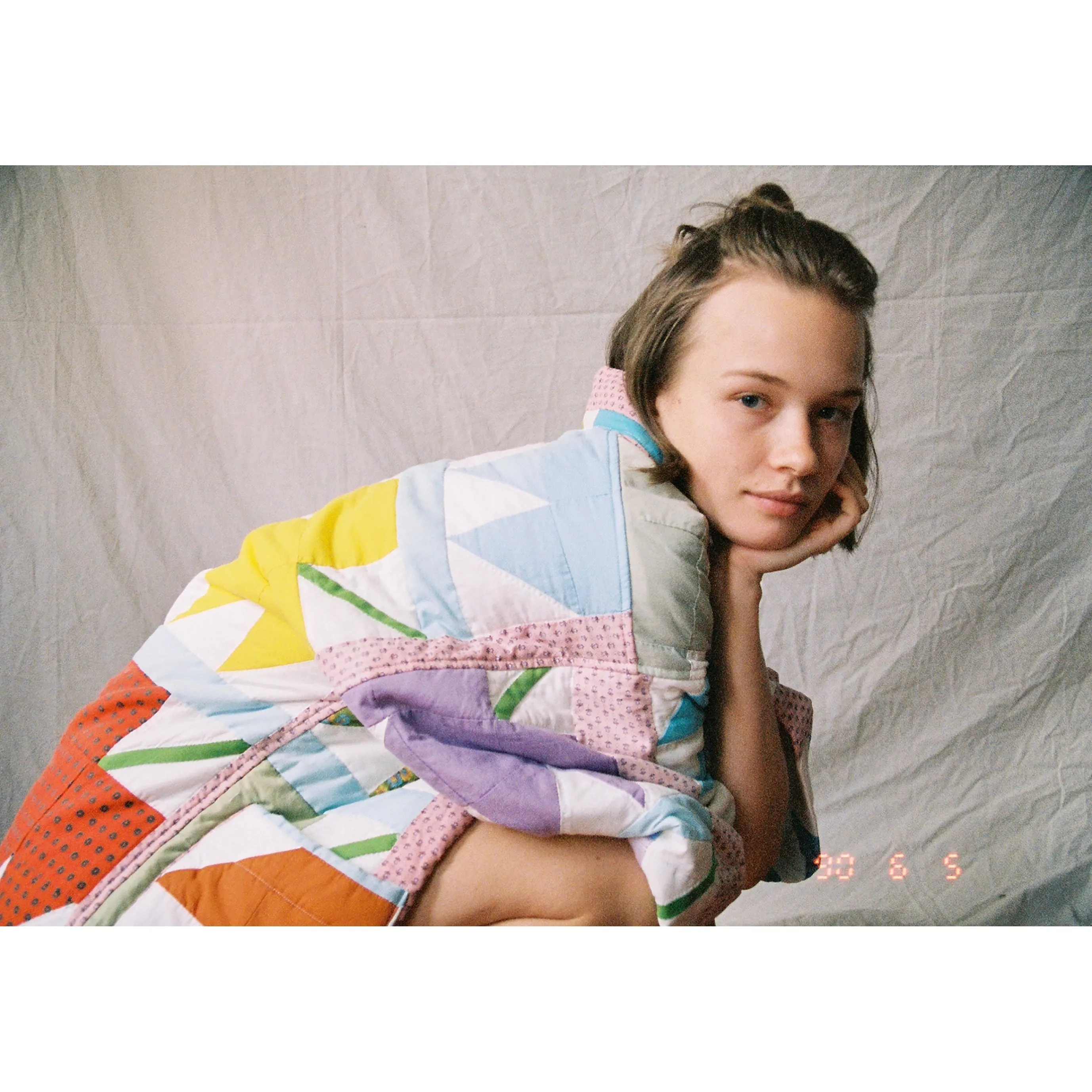 UPCYCLE BLANKET KIMONO